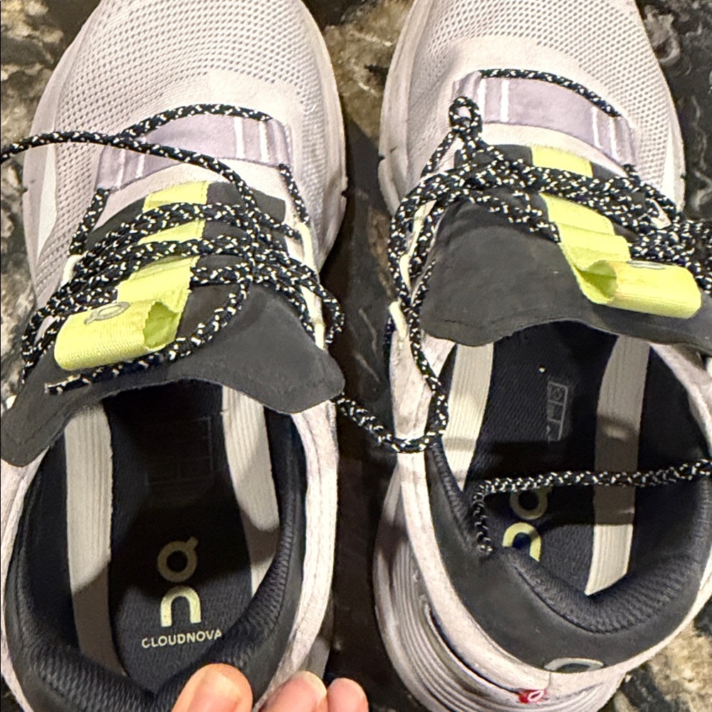 On Running Cloudnova Shoes Pearl Zest Women's Size 9 - Picture 5 of 8